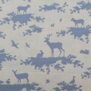 Baumwollstoff / Druckstoff Tilda Forest Slate blue -  Autumntree 